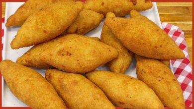 Enroladinho de presunto e queijo crocante