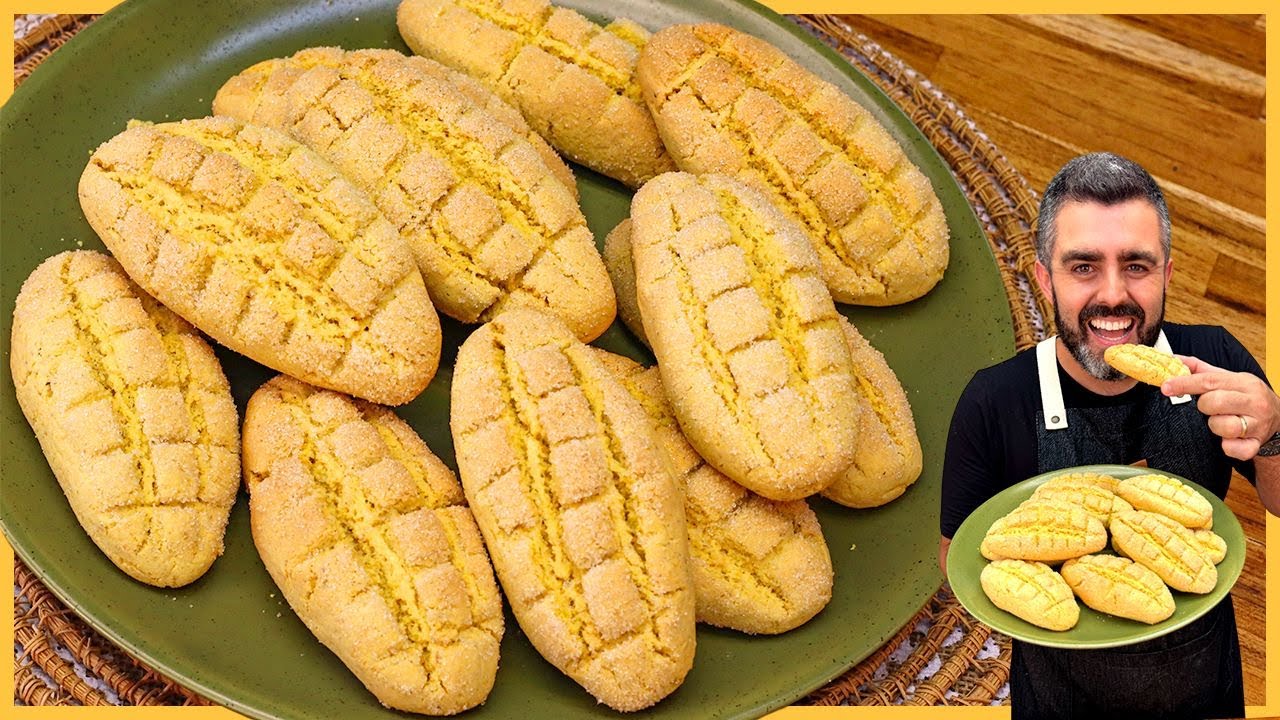 Broa de milho pronta para servir