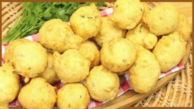 Bolinho de chuva salgado fritos